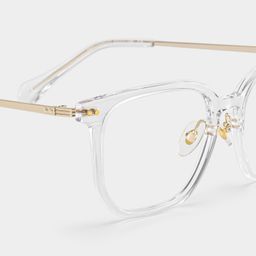 Eve Clear Rectangle Glasses5