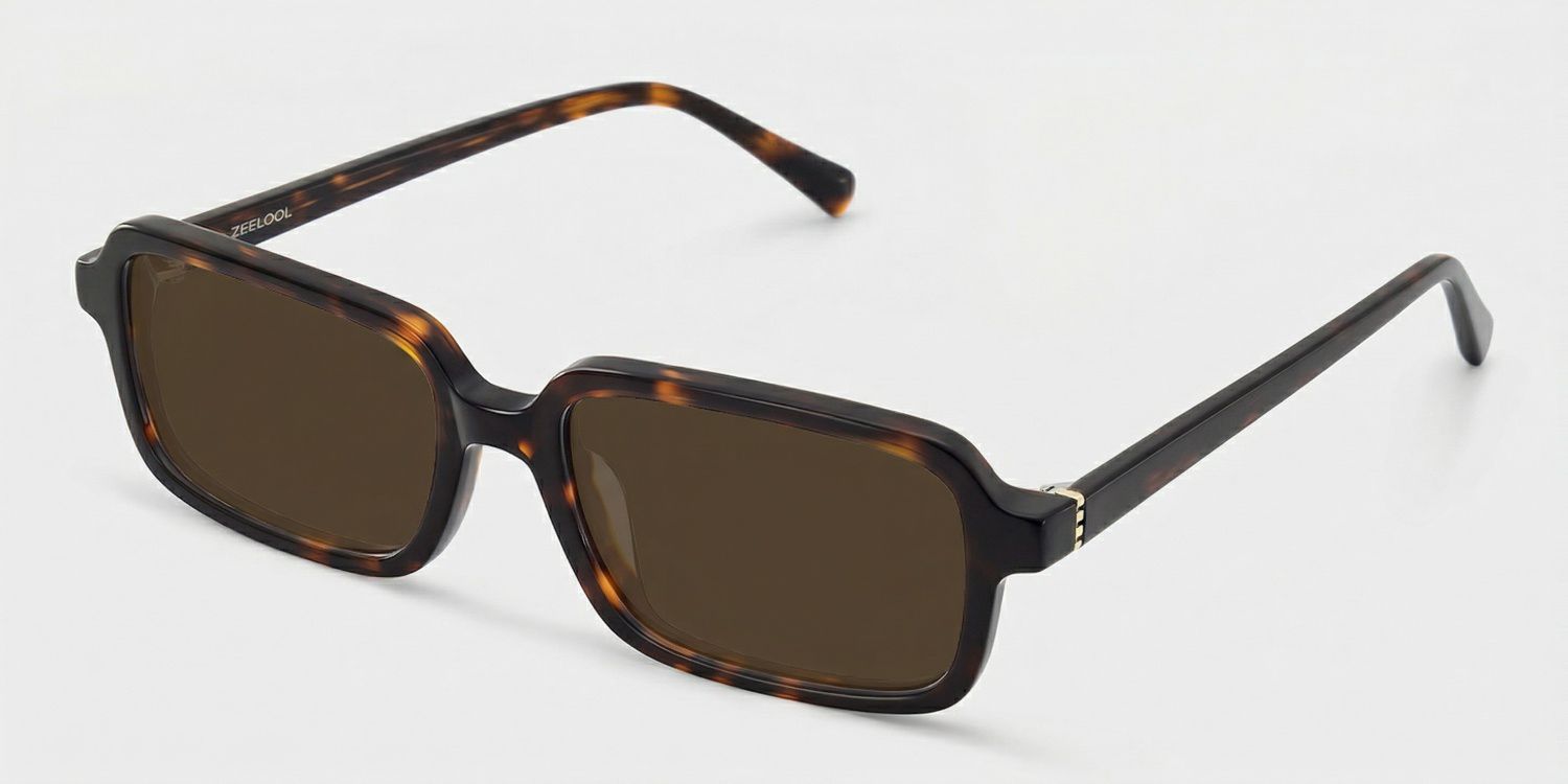 Danielle Rectangle Tortoise Prescription Sunglasses | ZEELOOL2