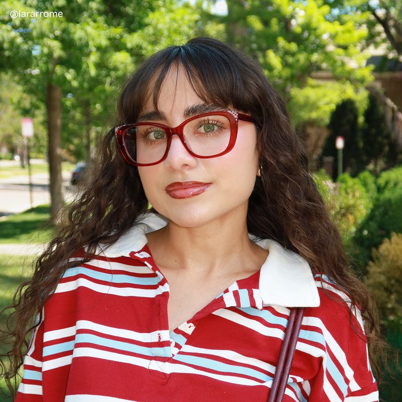 Madeline Red Cat eye Glasses