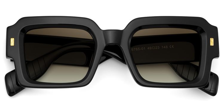 Bobbee Black Square Sunglasses
