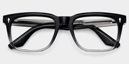 Fletcher Black Rectangle Glasses2