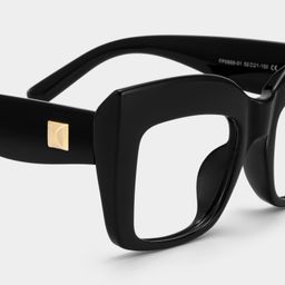 Alberta Black Square Glasses4