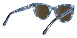 Starry Blue Cat eye Sunglasses3
