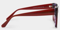 Mavis Red Square Glasses4