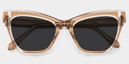 Saucie Brown Cat eye Sunglasses1