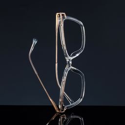 Krystle Clear Square Glasses2