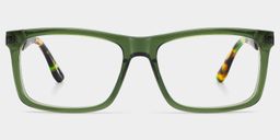 Morgan Green Rectangle Glasses1