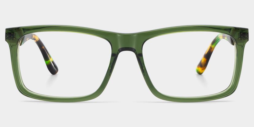 Morgan Green Rectangle Glasses