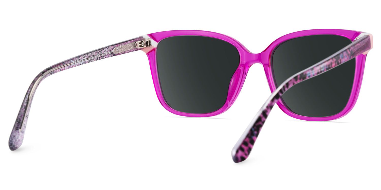 Nolan Neon Pink Square Sunglasses to Frame Your Face | ZEELOOL5