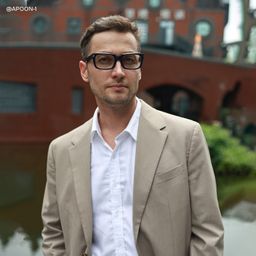 Fayssel Blue Rectangle Glasses6