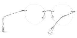 Osorio Silver Geometric Glasses4