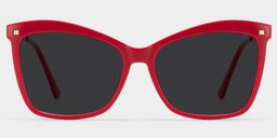 Isaebella Red Butterfly Sunglasses0