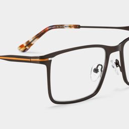 Roxana Brown Rectangle Glasses5