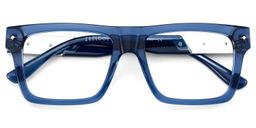 Trent Blue Rectangle Glasses2