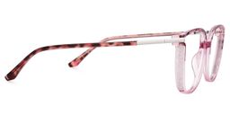 Rodz Pink-Floral Square Glasses2