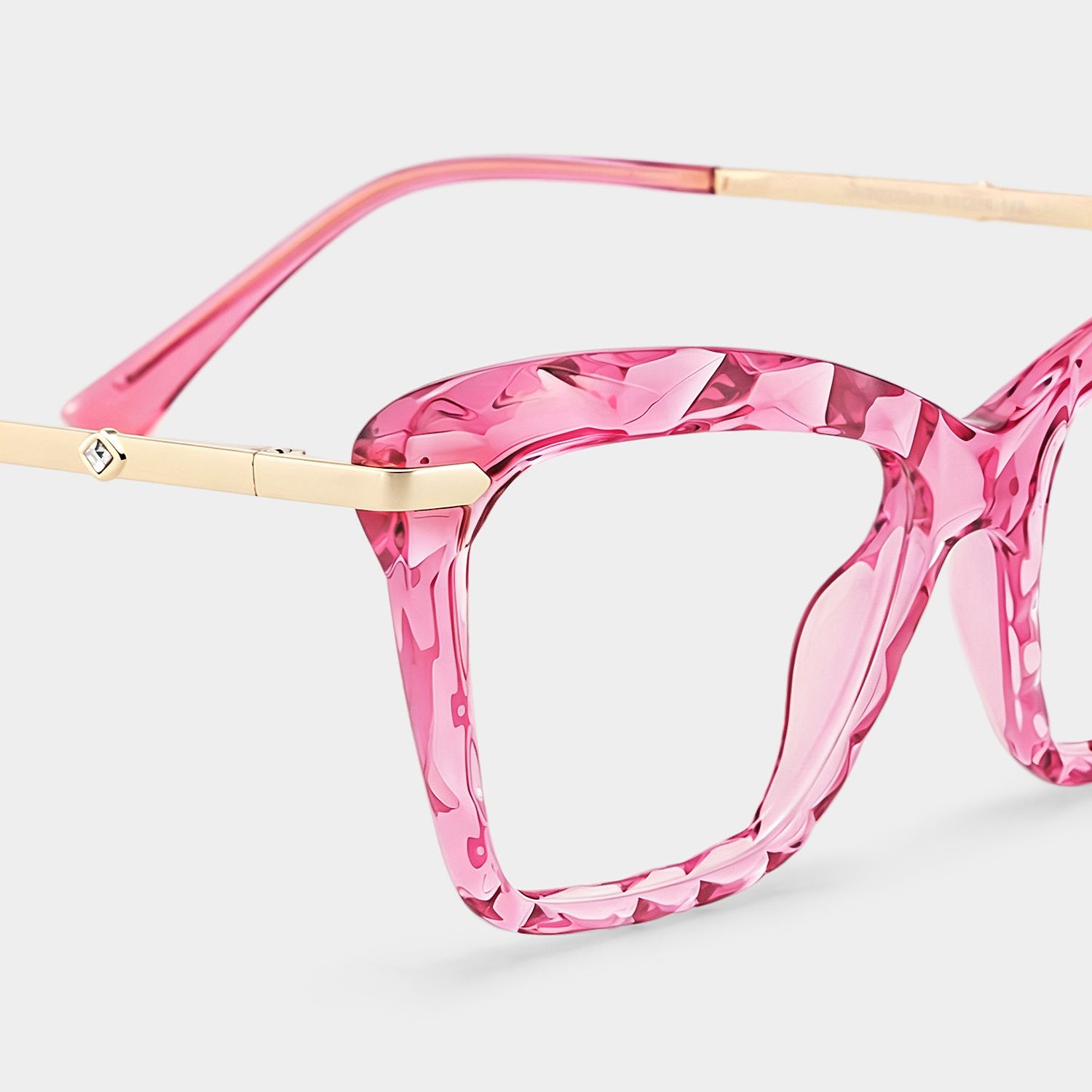 Juliet Pink Cat-eye Frame Glasses for Women | Zeelool4