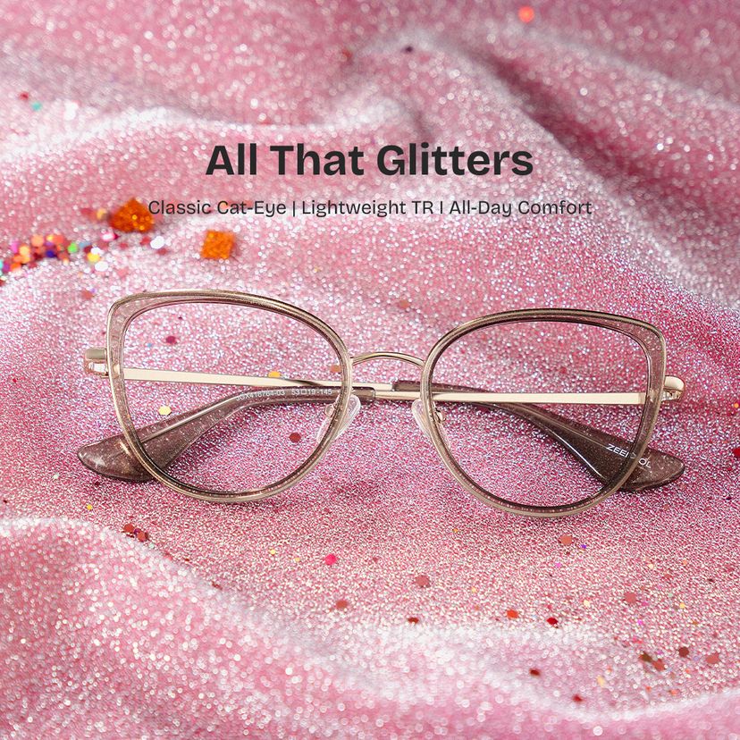 Celine Gray Cat eye Glasses
