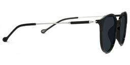 Gamble Black Round Sunglasses2