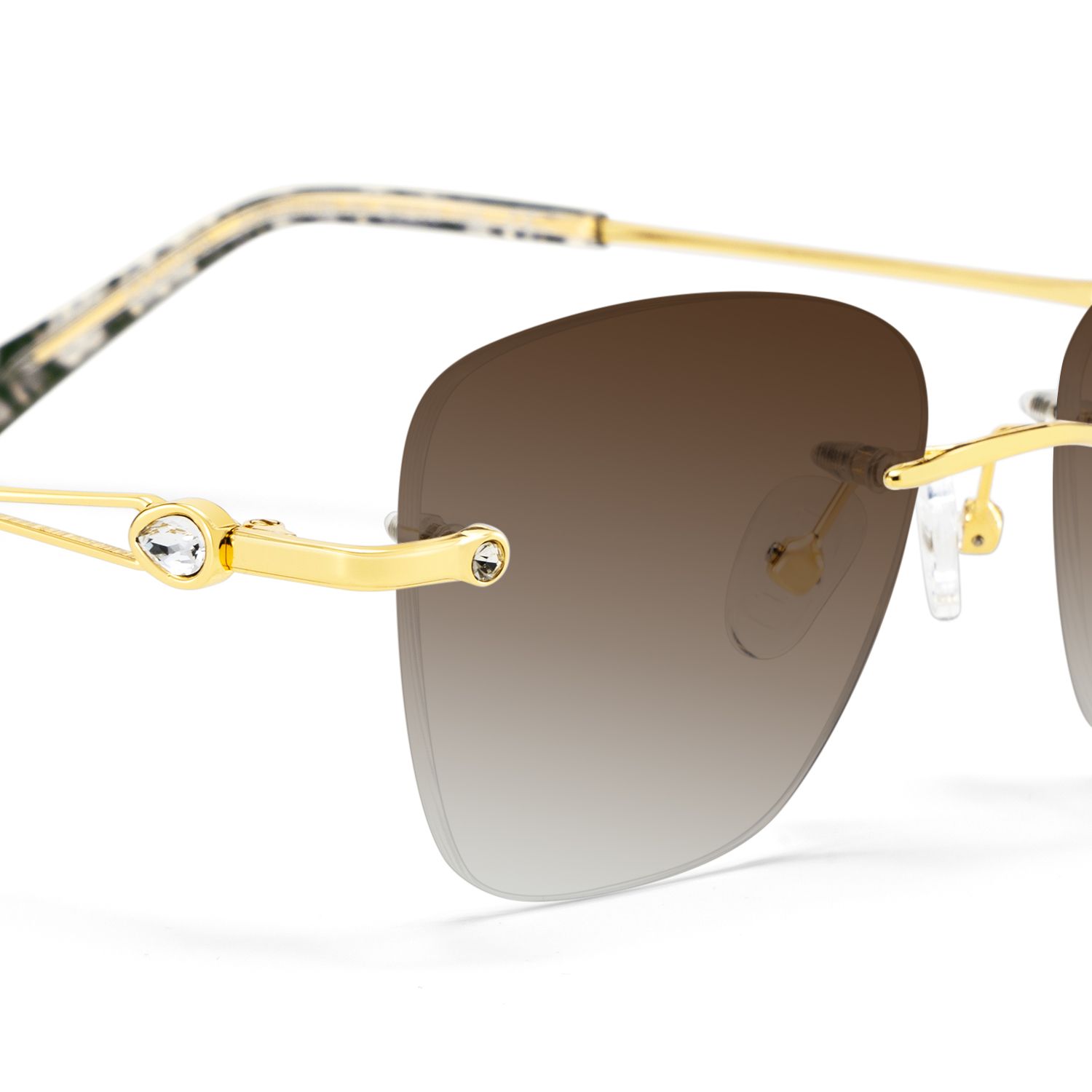 Seth Metal Gold Frame Sunglasses | ZEELOOL4