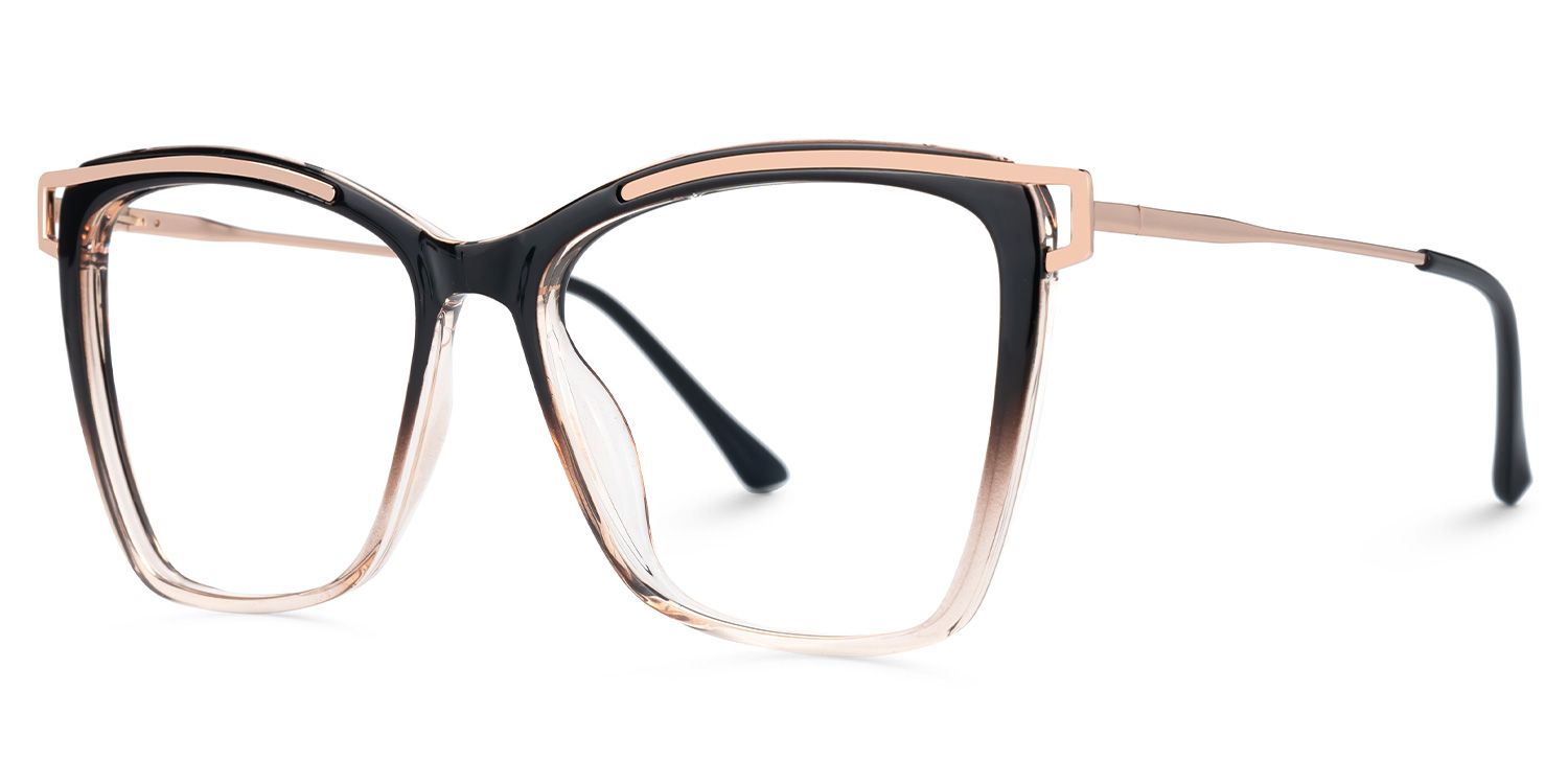 Krystle Square Multicolor Eyeglasses and Wide Frames | ZEELOOL1
