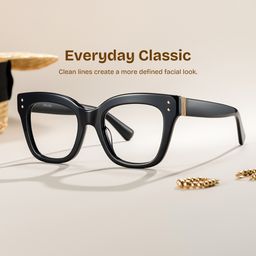 Stella Black Butterfly Glasses0