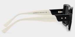 Nora Black Aviator Sunglasses3