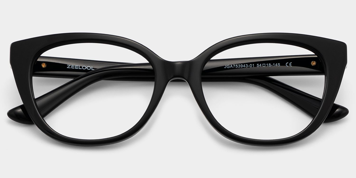 Buy Charlotte Black Cat Eye Frames Glasses Online | ZEELOOL2