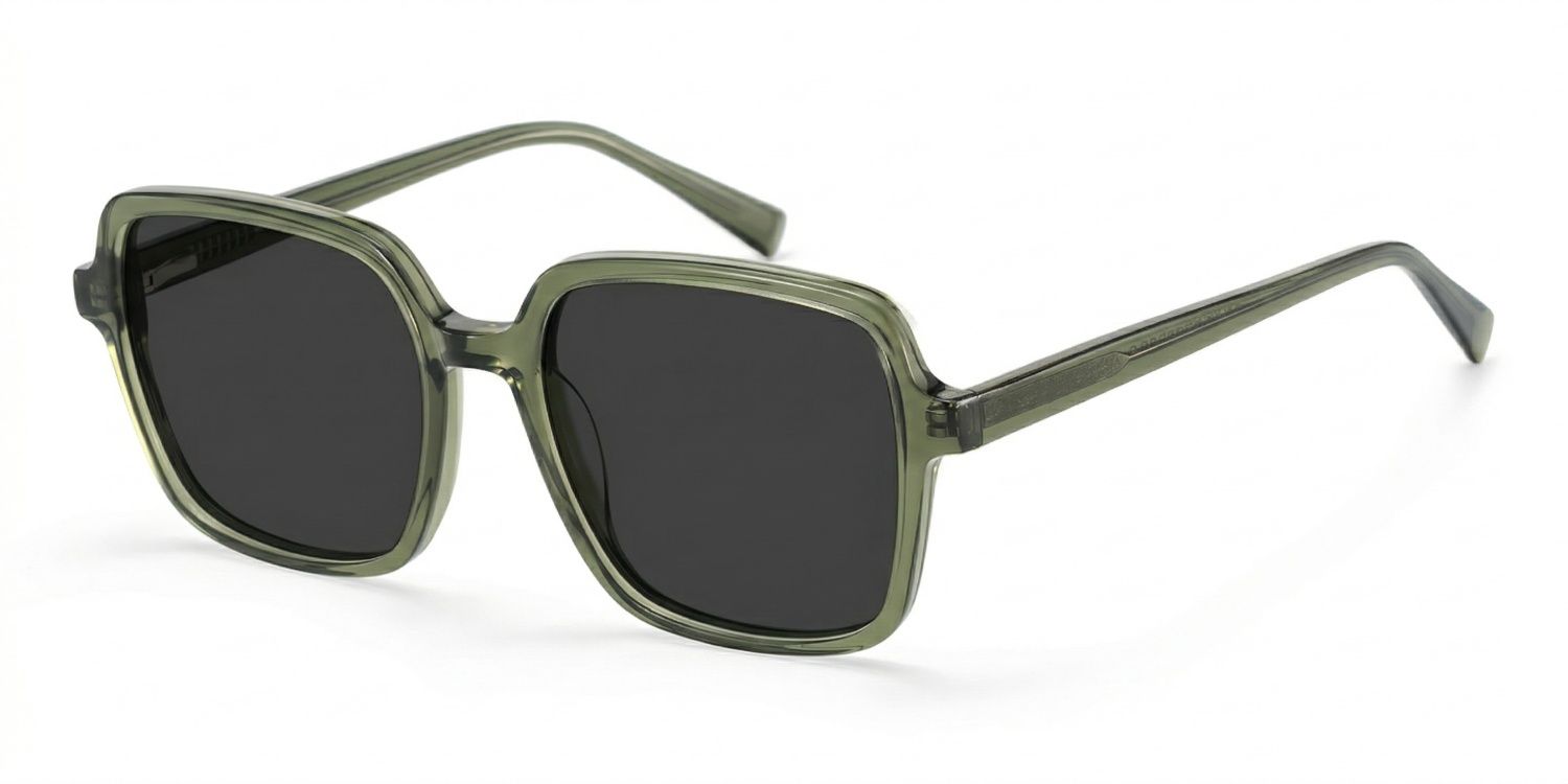 Ember Square Green Frame Sunglasses Online Sale | ZEELOOL2