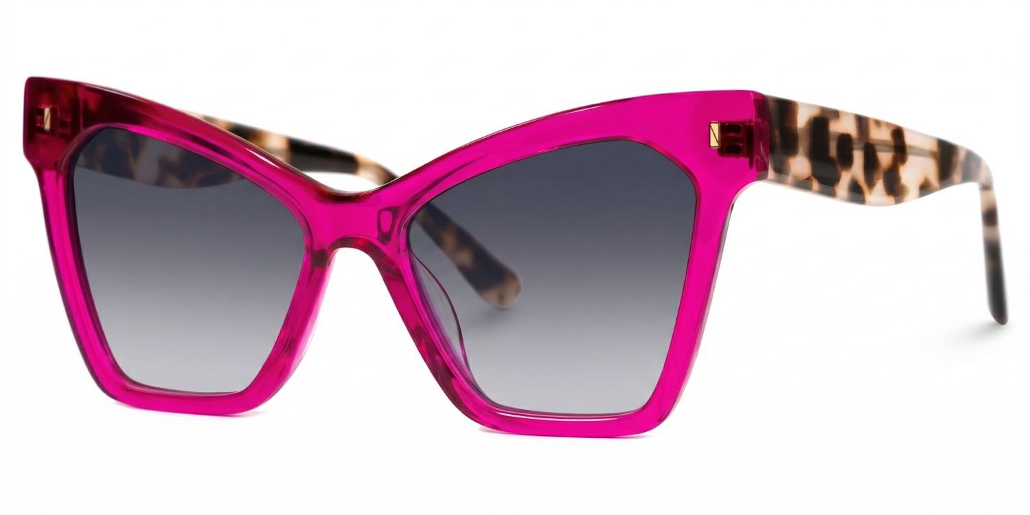 Senica Acetate Purple Frame Sunglasses | ZEELOOL1