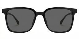 Contreras Black Square Sunglasses0