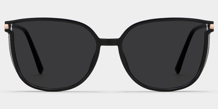 Rodz Black Square Sunglasses