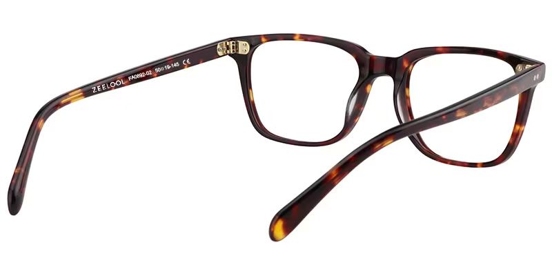 Lamont Rectangle Tortoise Frame Glasses | Zeelool6