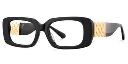 Jonas Black Rectangle Glasses3