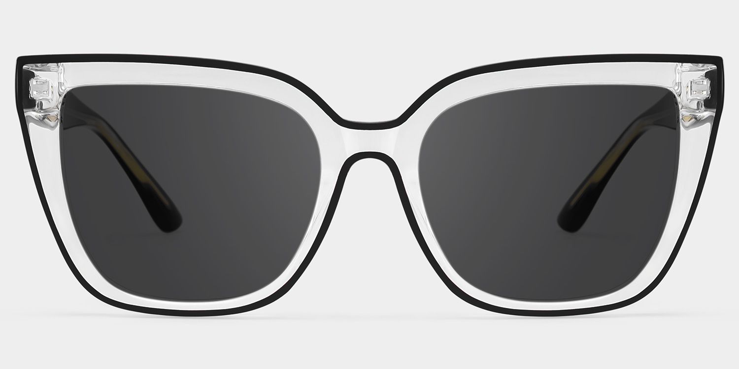 Mirta Tr90 Black-Clear Frame Sunglasses | ZEELOOL0