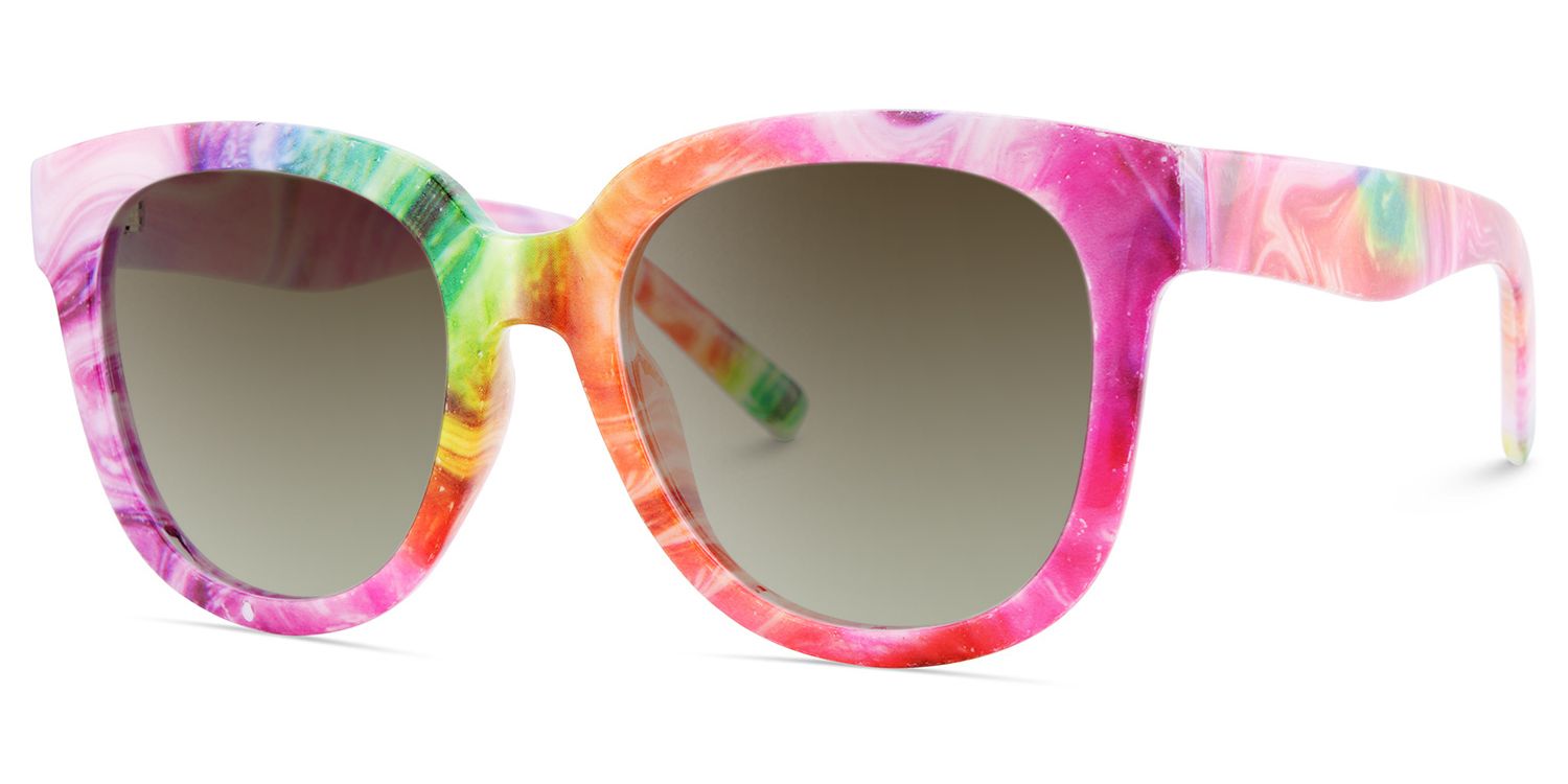 Harrell Square Multicolor Frame Sunglasses Online Sale | ZEELOOL2