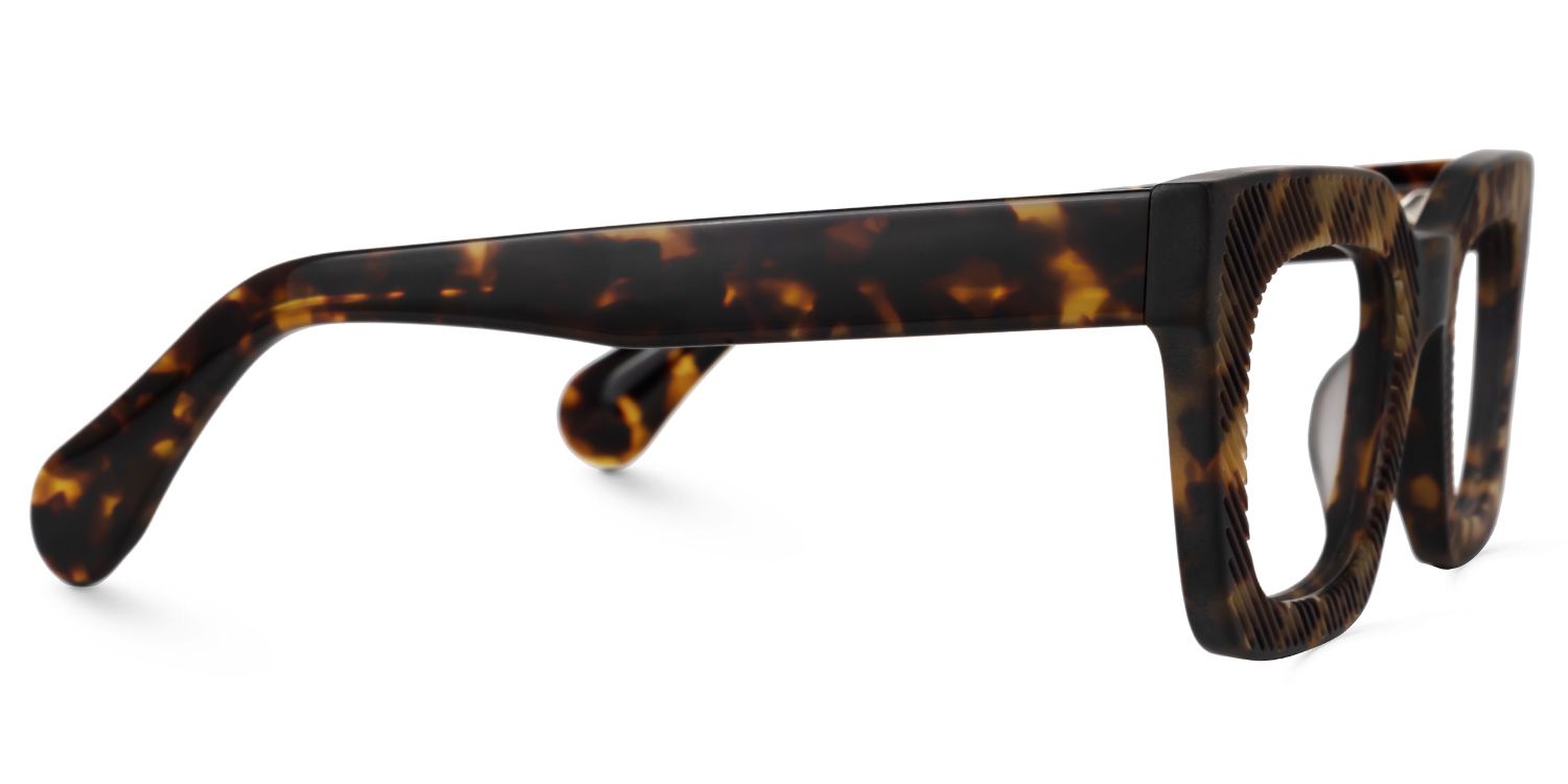 Keisa Square Tortoise Eyeglasses & Frame Glasses | ZEELOOL2