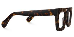 Keisa Tortoise Rectangle Glasses2