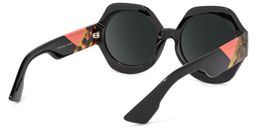 Geoffrey Black Geometric Sunglasses4