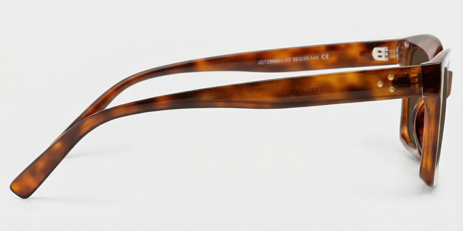 Marley Rectangle Style Tortoise Frame Sunglasses | ZEELOOL3