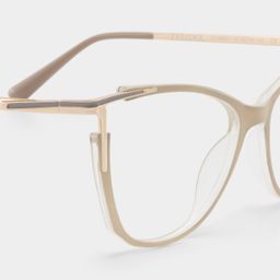 Yomary Khaki Cat eye Glasses5