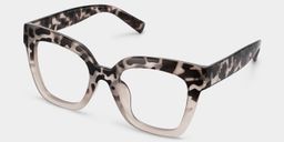 Malcolm Two-Tone Square Glasses2