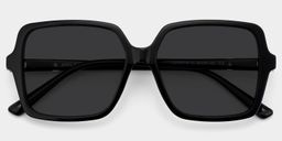 Elena Black Square Sunglasses1