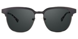 Wren Dark-Gray Browline Sunglasses0