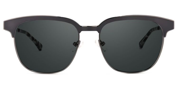 Wren Dark-Gray Browline Sunglasses