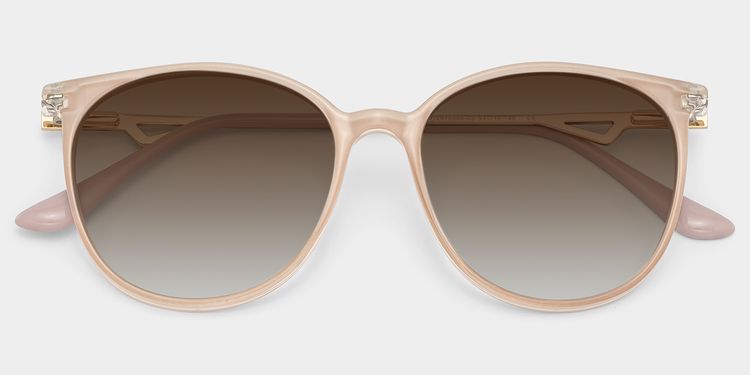 Chanty Pink Round Sunglasses
