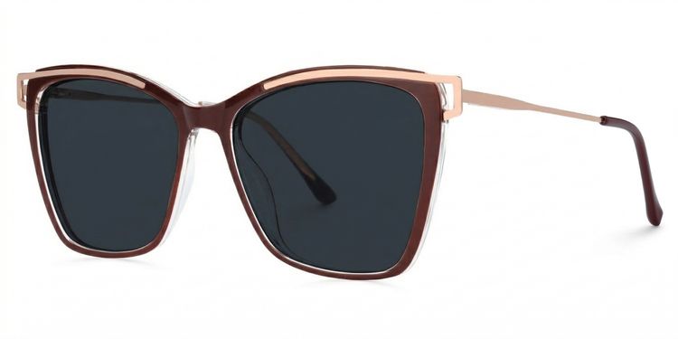 Krystle Red Square Sunglasses