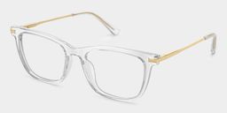 Selena Clear Rectangle Glasses3