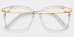 Sidibe Clear Square Glasses1
