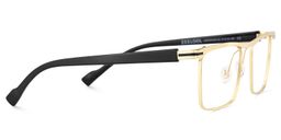 Violet Gold Browline Glasses4