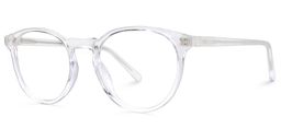 Kasey Clear Round Glasses1